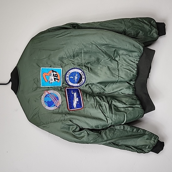 Vintage Airforce Military Patchwork Jacket - Picture 3 of 9